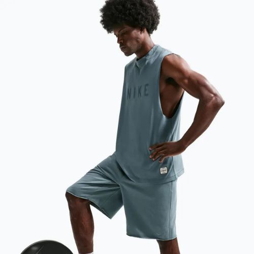 Pánske šortky Nike Athletic Club Dri-Fit 5" mineral slate/pale ivory/mineral slate