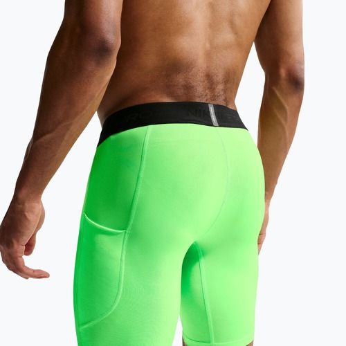 Pánske tréningové šortky Nike Pro Dri-Fit Fitness Long green strike/black