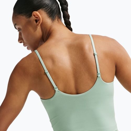 Dámske tréningové tričko Nike One Medium Support steam/white
