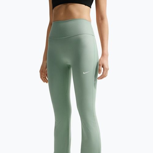 Dámske legíny Nike One High Waisted Flared steam/white