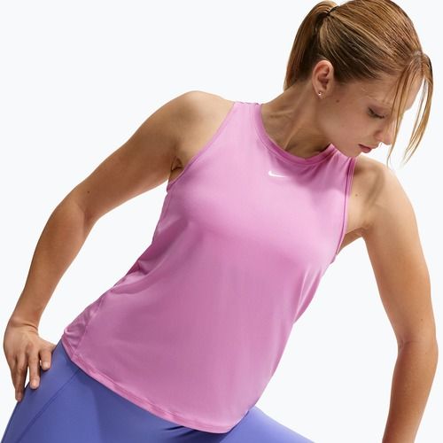 Dámske tréningové tričko Nike One Classic Dri-Fit light magenta/white