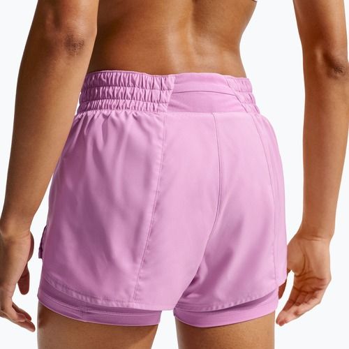 Dámske bežecké šortky Nike One Dri-FIT 2IN1 light magenta/white
