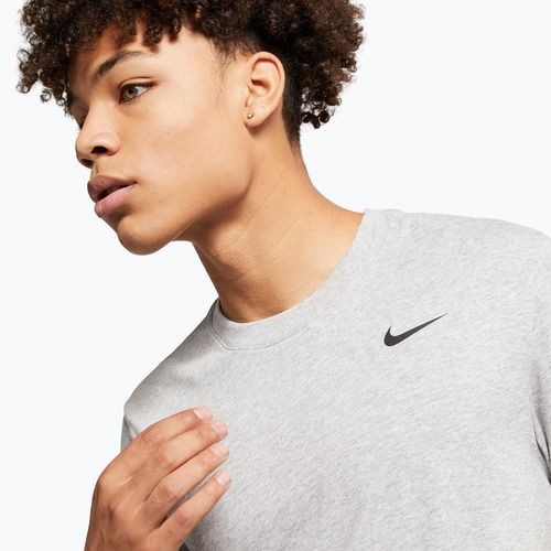 Pánske tričko Nike Dri-Fit dark grey heather/black