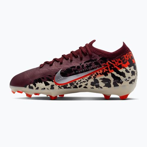 Detské kopačky Nike United Jr. Mercurial Vapor 16 Pro FG burgundy crush/metallic silver