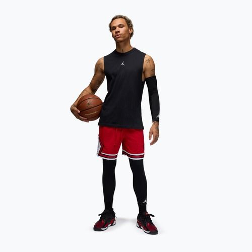 Pánske basketbalové šortky Jordan Mesh Diamond 4" gym red/white/black