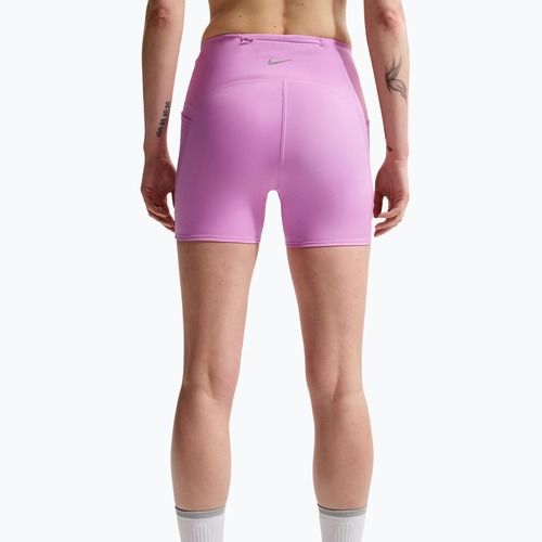 Dámske bežecké šortky Nike Swift High-Waisted 4" light magenta
