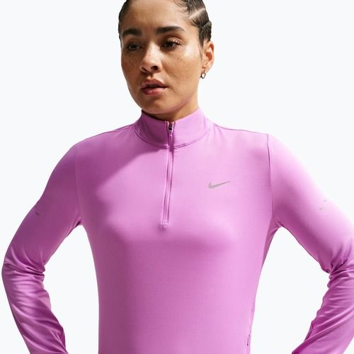 Dámska bežecká mikina Nike Swift Dri-FIT UV 1/4-Zip light magenta