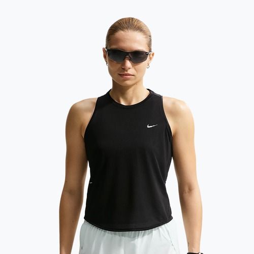 Dámske bežecké tričko Nike Swift Breathe Dri-Fit black/black/white