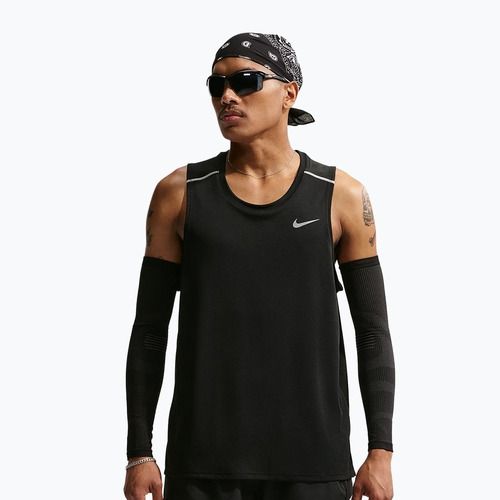 Pánske bežecké tričko Nike Miler Dri-Fit black