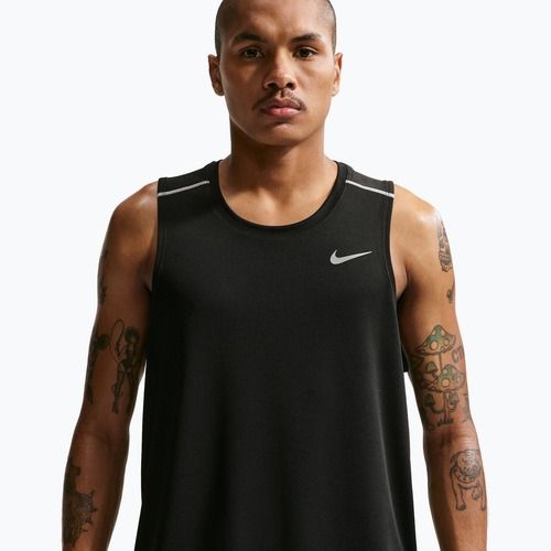 Pánske bežecké tričko Nike Miler Dri-Fit black