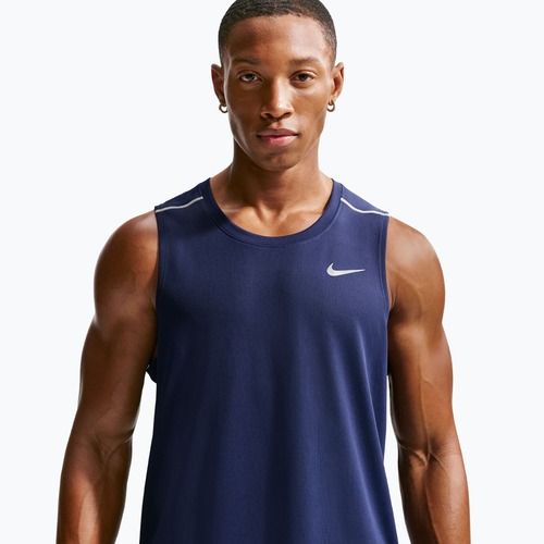 Pánske bežecké tričko Nike Miler Dri-Fit midnight navy
