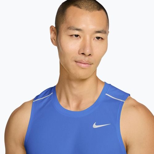 Pánske bežecké tričko Nike Miler Dri-Fit royal pulse
