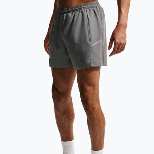 Pánske bežecké šortky Nike Miler Dri-Fit 2in1 5" smoke grey/smoke grey