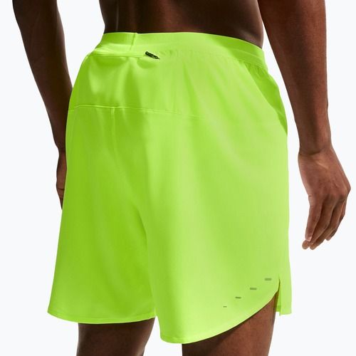 Pánske bežecké šortky Nike Stride Dri-Fit Brief-Lined 7" volt ice