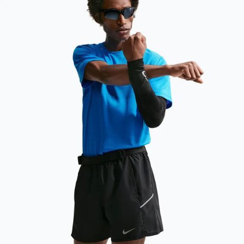 Pánske šortky Nike Miler Dri-Fit Brief Lined 5" black/black