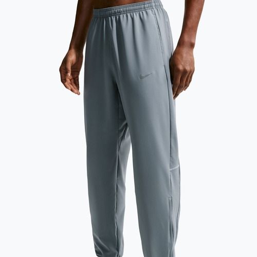 Pánske bežecké nohavice Nike Miler Dri-Fit Woven smoke grey/smoke grey