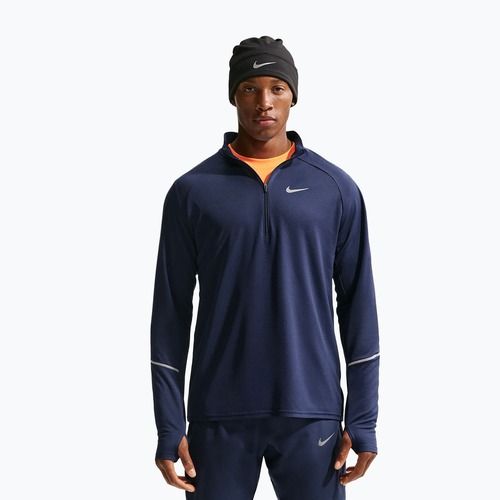 Pánska bežecká mikina Nike Miler Dri-Fit UV 1/2 Zip midnight navy