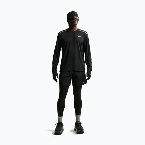 Pánske bežecké tričko longsleeve Nike Miler Dri-Fit UV black