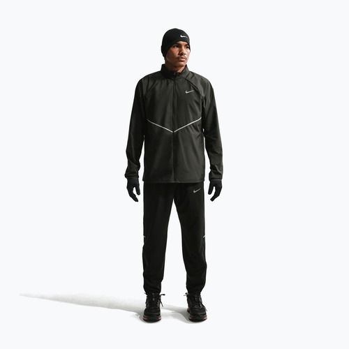 Pánska bežecká bunda Nike Miler Repel UV black/black