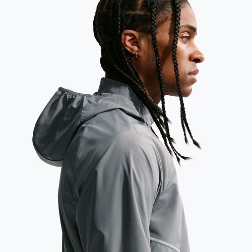 Pánska bežecká bunda Nike Miler Repel UV smoke grey/smoke grey