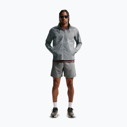 Pánska bežecká bunda Nike Miler Repel UV smoke grey/smoke grey