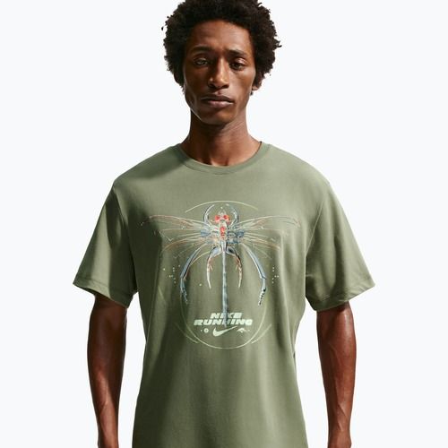 Pánske bežecké tričko Nike Dri-Fit Running silver sage