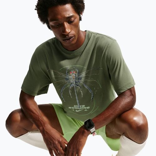 Pánske bežecké tričko Nike Dri-Fit Running silver sage