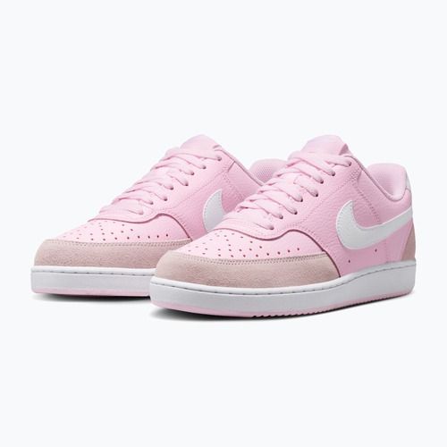 Dámske topánky Nike Court Vision Low Suede pink foam/white