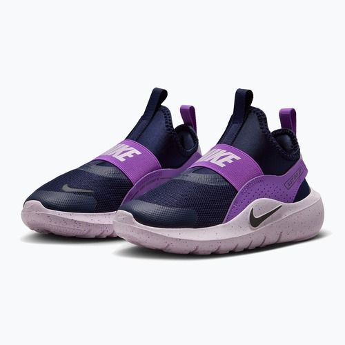 Detské topánky Nike Flex Runner 4 blackened blue/bright violet/black