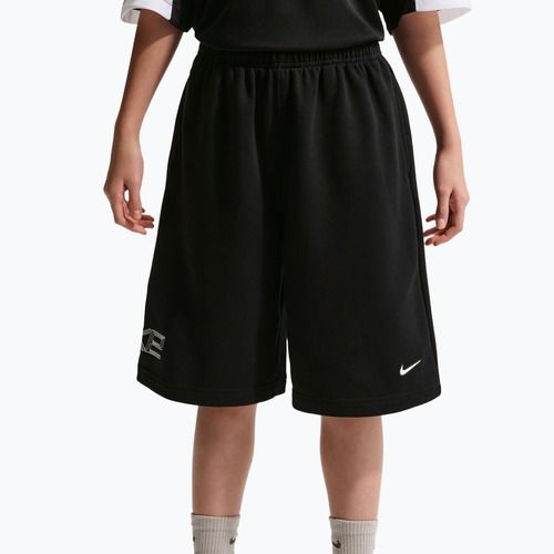 Detské šortky Nike Sportswear French Terry black/white