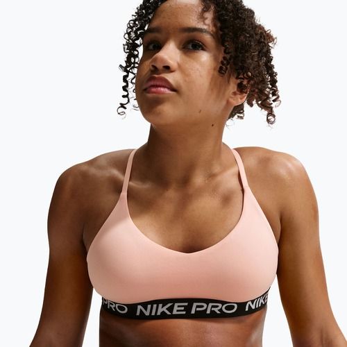 Dievčenská podprsenka Nike Pro Indy arctic orange/black/white