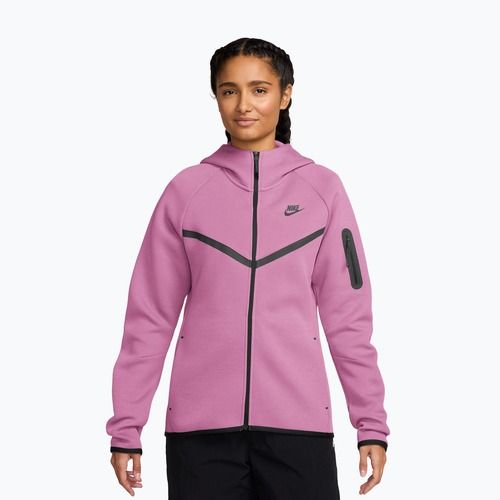 Dámska mikina Nike Sportswear Tech Fleece Windrunner light magenta/black