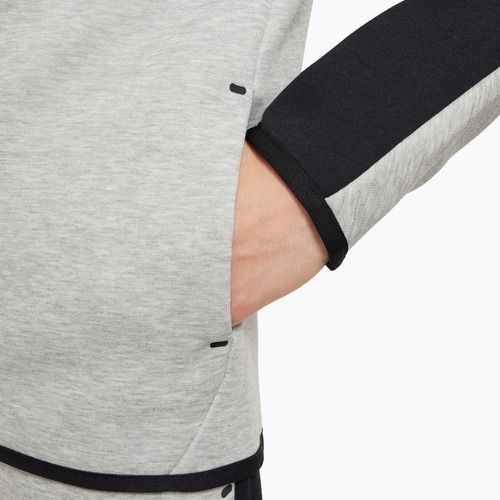 Detská mikina Nike Sportswear Tech Fleece Full Zip dark grey heather/black/black/black