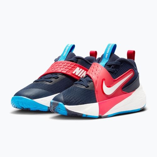 Detské topánky Nike Team Hustle D 12 tm navy/university red/photo blue/sail