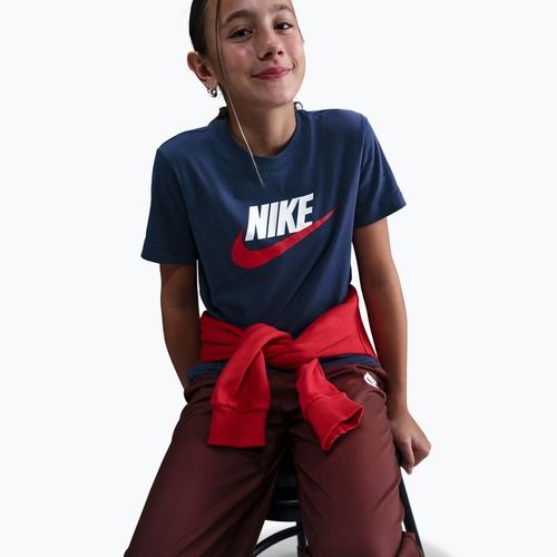 Detské tričko Nike Sportswear midnight navy/white