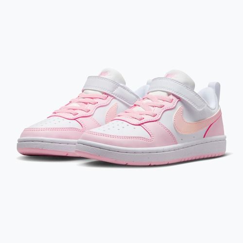 Detské topánky Nike Court Borough Low Recraft white/pink foam