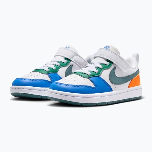 Detské topánky Nike Court Borough Low Recraft white/malachite/mineral slate