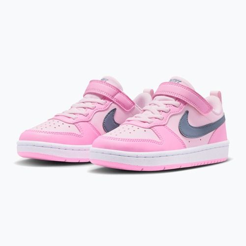 Detské topánky Nike Court Borough Low Recraft pink foam/pink rise/white/ashen slate