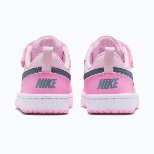 Detské topánky Nike Court Borough Low Recraft pink foam/pink rise/white/ashen slate
