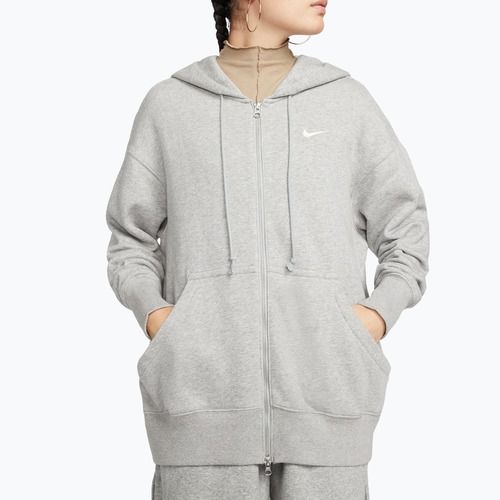 Dámska mikina Nike Sportswear Phoenix Fleece dark grey heather/sail