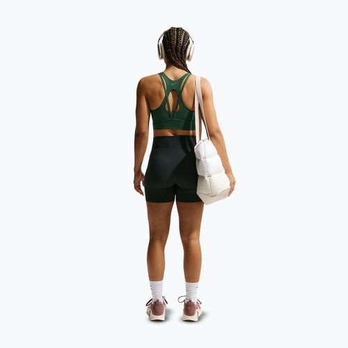Fitness podprsenka Nike Zenvy Light Support Longline fir/white