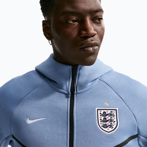 Pánska mikina Nike England Tech Fleece Windrunner Full Zip work blue/white