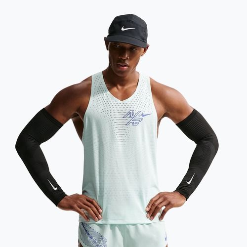 Pánske bežecké tričko Nike AeroSwift Dri-Fit ADV Running Singlet barely green/lapis