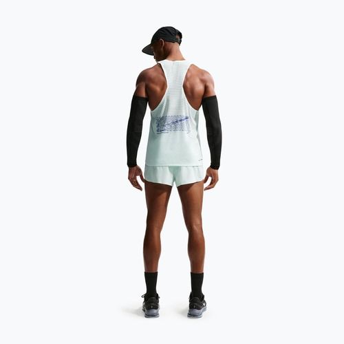 Pánske bežecké tričko Nike AeroSwift Dri-Fit ADV Running Singlet barely green/lapis