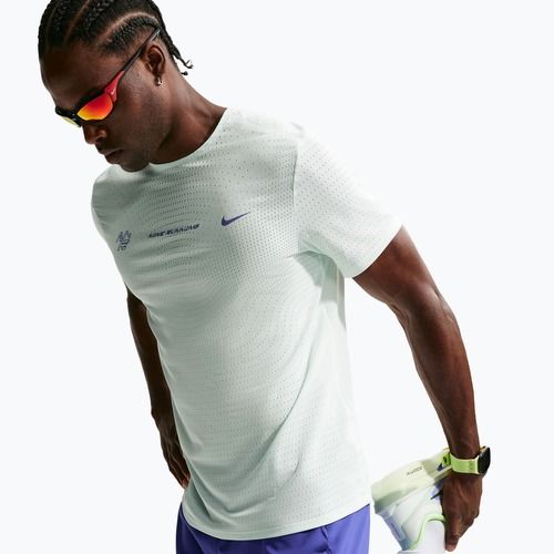 Pánske bežecké tričko Nike AeroSwift Dri-Fit ADV barely green/lapis