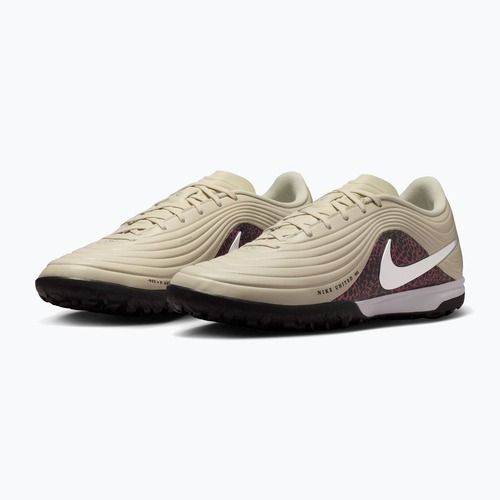 Pánske kopačky Nike United Tiempo Maestro Academy TF fossil/burgundy crush/metallic silver
