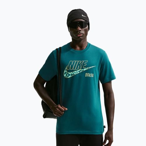 Pánsky futbalový dres Nike Brazil Soccer geode teal