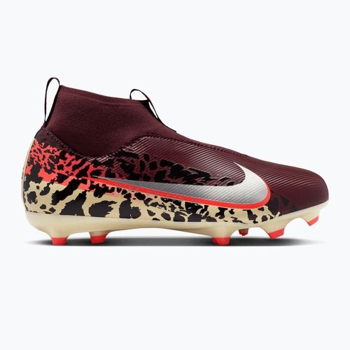 Detské kopačky Nike United Jr. Mercurial Superfly 10 Academy MG burgundy crush/metallic silver