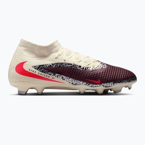 Pánske kopačky Nike United Phantom 6 High Academy MG burgundy crush/fossil/university red