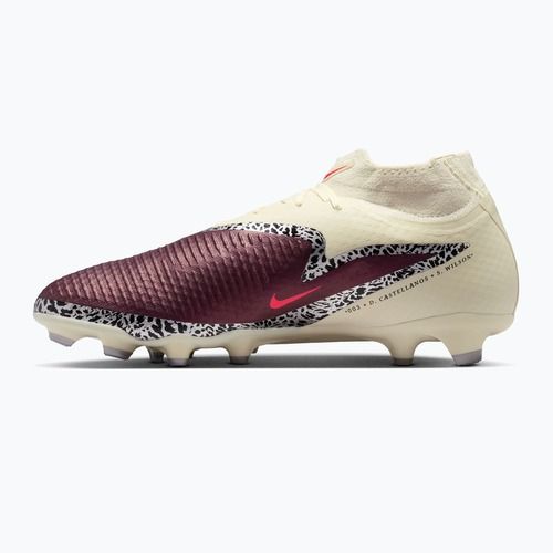 Pánske kopačky Nike United Phantom 6 High Academy MG burgundy crush/fossil/university red
